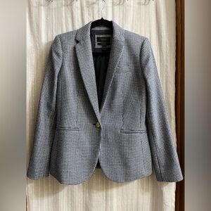 🔆J.Crew Campbell Blazer in Blue Houndstooth Size 4
